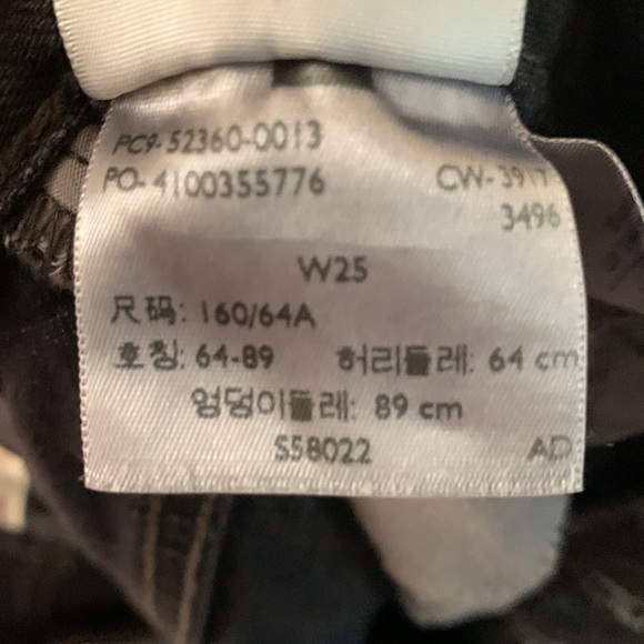 Levi’s button fly Wedgie shorts -black - Picture 3 of 5